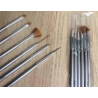 SET PINCEL PARA UÑAS X6