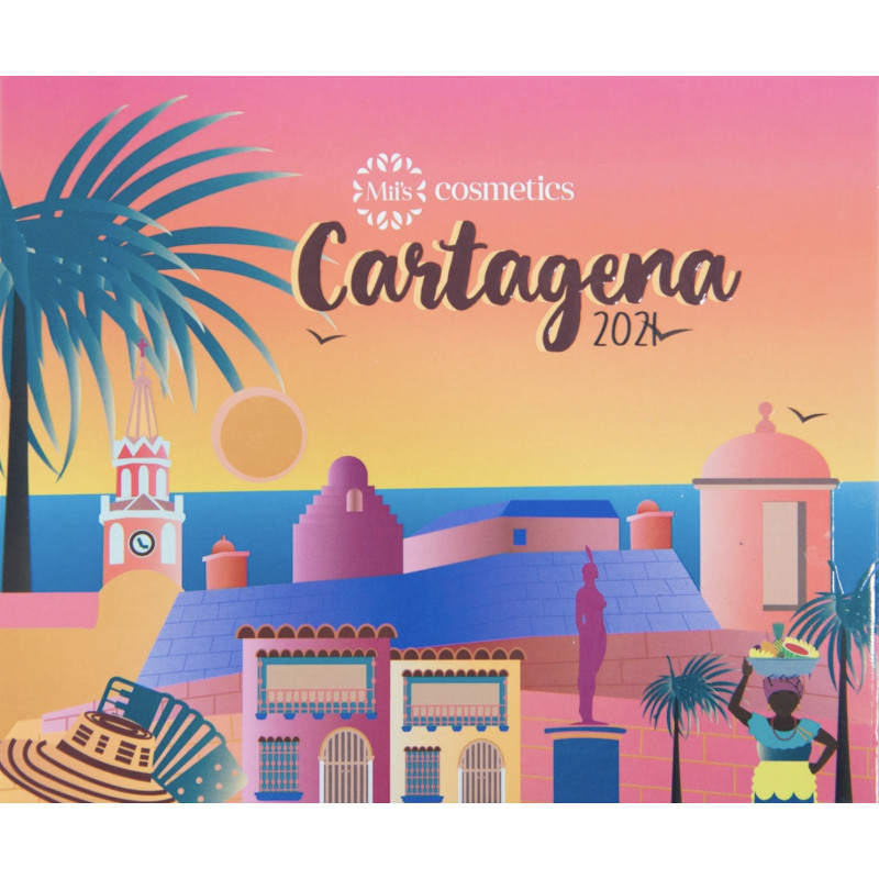 PALETA DE SOMBRAS CARTAGENA MIIS COSMETICS