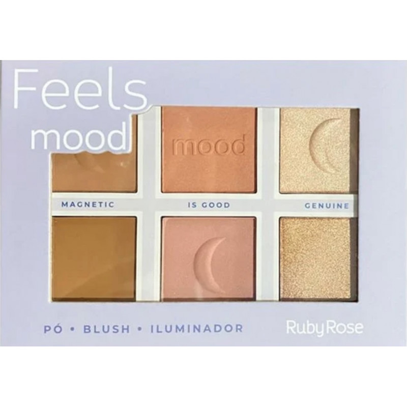 PALETA RUBOR + ILUMINADOR RUBYROSE