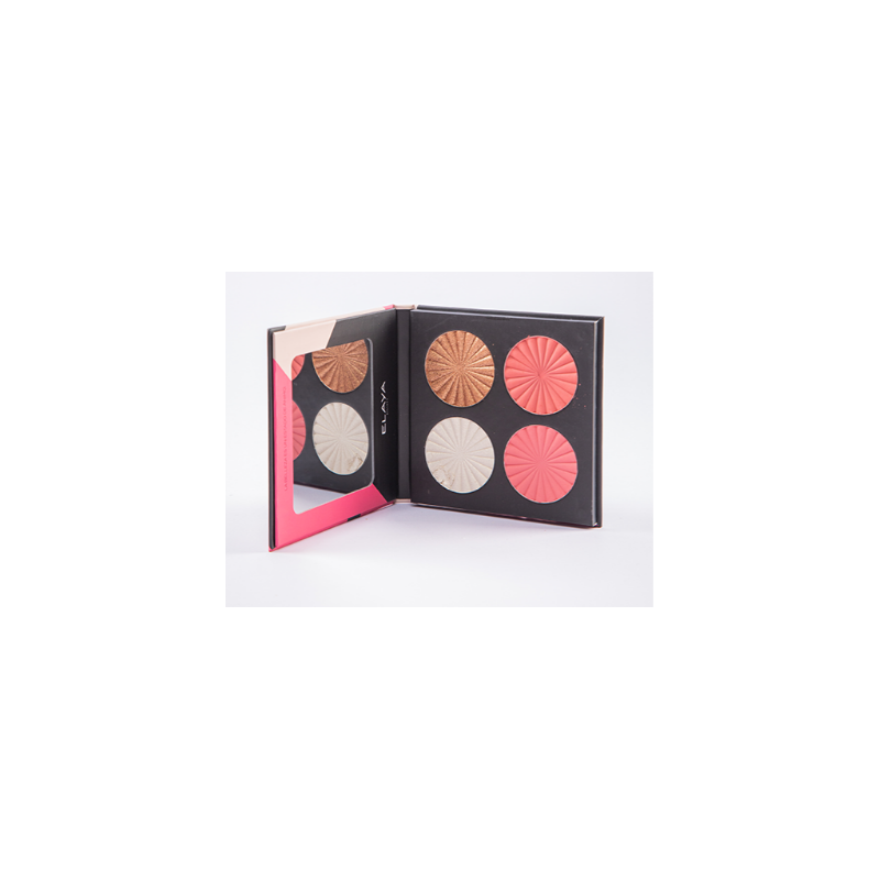 PALETA RUBOR + ILUMINADOR ELAYA