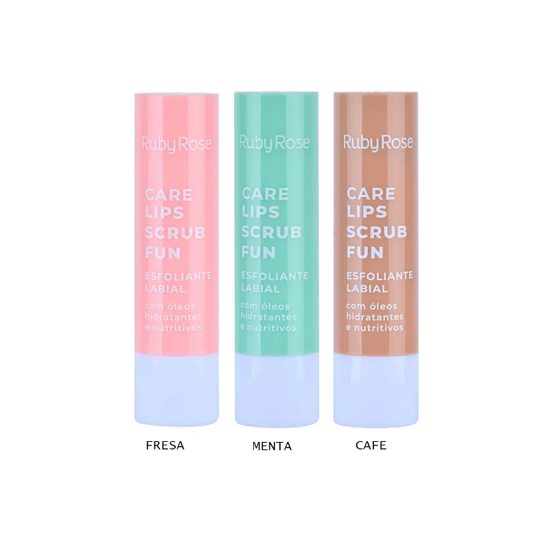EXFOLIANTE LABIAL CARE LIPS FUN RUBY ROSE